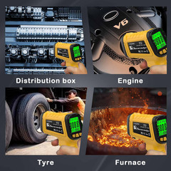Infrared Thermometer Pyrometer Temperature Gun -58°F to 1796°F, 50:1 Distance