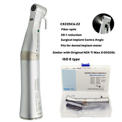 COXO Dental Slow Speed Contra Angle 1:1 1:5 6:1 10:1 Handpiece Air Motor 4Hole