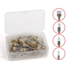 Dental Polishing Polisher Prophy Brush Nylon Tapered Flat Latch Bristle Bowl Typ