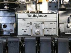 WESTINGHOUSE 293B237A21 KA-4 CARRIER AUXILIARY OTHER RELAY T186588