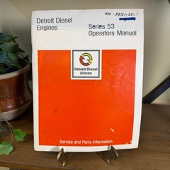 Detroit Diesel Allison Series 53 Owner Operator Maintenance Manual 1974 USA