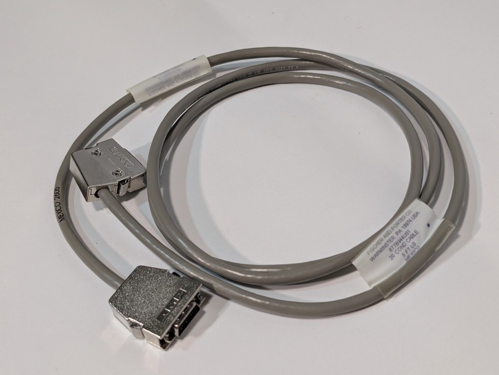Fischer & Porter 677B944U01 20 Conduit Cable, 5 Foot Length, Grey
