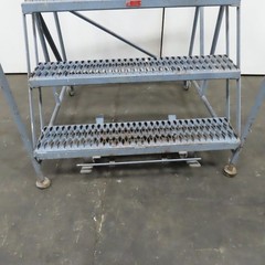 Cotterman 3 Step Rolling Work Platform 36″ Wide x 24″ Self Locking 30″ Tall