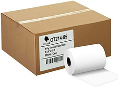 (50) 2 1/4 X 85 Thermal Paper Receipt Rolls Clover Mini Verifone VX510 VX570 FD