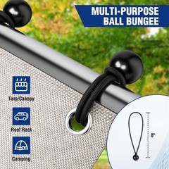 Heavy Duty Bungee Cords Set – 30PCS Assorted Lengths with Hooks & Storage Bag