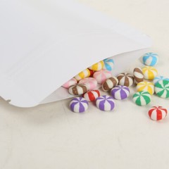 New Heavy Duty White Kraft Stand Up Zip Seal Resealable Bags Different QTY Sizes