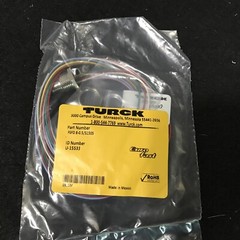 TURCK FSSD 8-0.5/S1505 ID# U15533 8pin M12 Bulkhead 0.5m Wires
