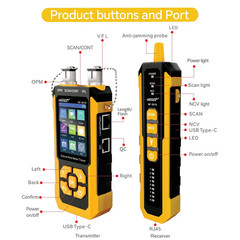 NF-8518 Network Cable Tester & Optical Power Meter for Ethernet & Fiber Optics
