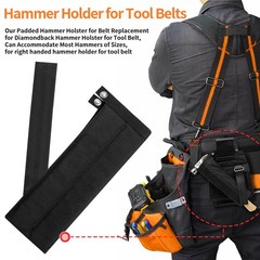 Padded Hammer Holster for Belt Replacement Diamondback BLACK