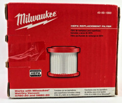 Milwaukee Tool 49-90-1900 Cartridge Filter, Fits Milwaukee 0880-20 Vacuum