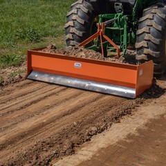 Titan Attachments 3 Point 7FT Rear Box Blade Scraper Grader, Cat 0 and 1