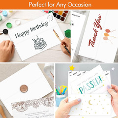 5×7 envelopes for invitaions 50 Pack A7 White Envelopes Quick Self Seal,for 5×7