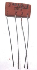 PEC Sprague UGA-2 Capacitor 15 Various Values 4 Pin 0.0006 To 0.0027uF Vintage
