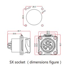 Ethernet Circular Connector RJ45 Plug & Socket Outdoor Waterproof IP67 Metal