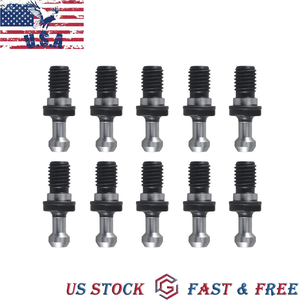 10pcs BT30 45 Degree Pull Stud Retention Knob For CNC Milling Toolholder