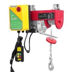 Electric Hoist 1320lbs Crane Winch with Wireless Remote Control 1150W 110V
