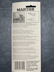 Martor Safety Cutter with Automatic Blade Retract Function