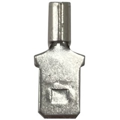 (100) Non Insulated 22-18 AWG Male Quick Disconnect .250 Wire Terminal Connector