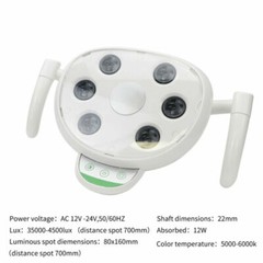 COXO 22mm/26mm Dental Shadowless LED Oral Cold Light Induction Lamp CX249-23 CE