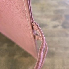 Franklin Covey Portfolio Binder Pink Leather *see pics