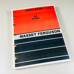 Massey Ferguson Mf 135 Tractor Parts Book Manual Catalog Assembly Schematics