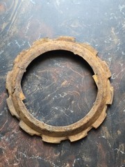 Vintage Lot Of 4 John Deere 5948B Cast Iron Planter Seed Plates