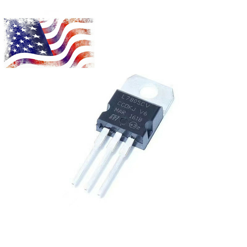 2pcs L7805 L7809 L7812 L7815 L7905 L7909 L7912 LM317 Voltage Regulator TO-220 US