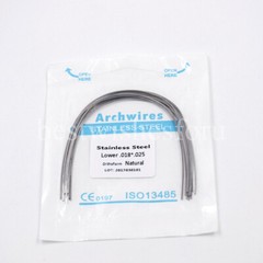 Dental Orthodontic Stainless Steel Arch Wire Rectangular Square/Ovoid/Natural