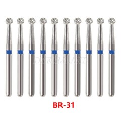 100 Types Dental FG Diamond Burs For High Speed Handpiece Friction Grip 50pcs