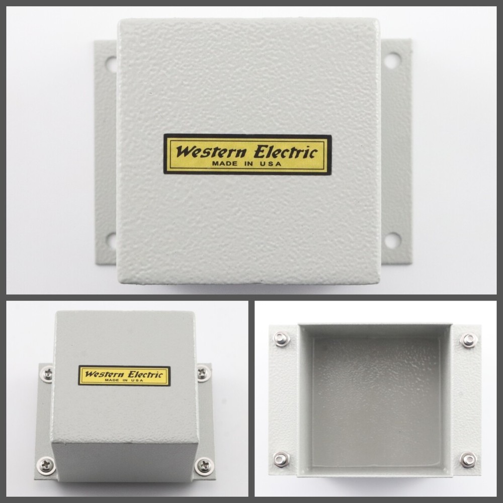 Output Transformer Cover Steel Western Electric Choke Cover for Tube Amp Gray