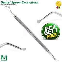 Dental Spoon Excavator Double Ended Surgical Surgery Instruments Podiatry Tools