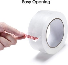 Pacific Mailer Clear Packing Tape, 2 Inch Wide, 2.0mil Thickness, 110 Yard Per R