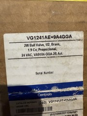 JOHNSON CONTROLS VG1841AE+9A4GGA / VG1841AE9A4GGA (NIB) 1/2″ 2W BALL VALVE 1.2