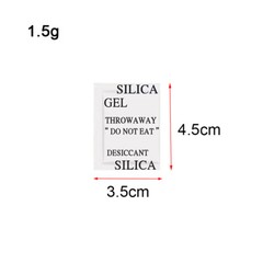 1g ~ 10g Grams Silica Gel Desiccant Packets Moisture Absorber Dehumidifier