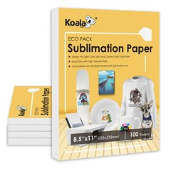 Koala Sublimation Paper 8.5×11 500 Sheet for Inkjet Heat Transfer Bulk Wholesale