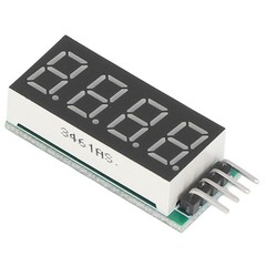 4 Digit 7 Segment Digital Tube Module LED Display Module I2C Interface DC