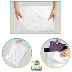 200 10×13 Glossy White Poly Bag Mailer Envelopes 2 Mil Free 2 Day Shipping