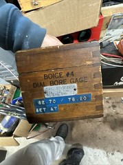 Boice No.4 Dial Bore Gage .02mm Machinist Tool Maker Box Find