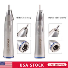 1-10*SANDENT Dental 1:1 Fiber Optic LED Surgical Straight Handpiece Nose Cone OR