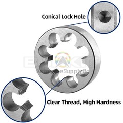 M46 X 2 Thread Die Right Hand, M46x2.0 Metric Round Threading Die