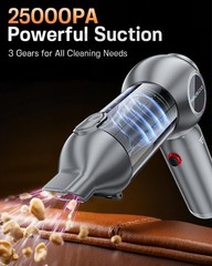 houscly Cordless Handheld Vacuum 25000Pa High Power Cleaner 4-in-1