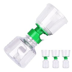 Disposable PES Filter Vacuum Units 0.22μm 500ml Bottle Top&Receiver Flask 4Pcs