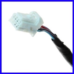 Left Driver Mirror 3 Hole Black Paint to Match Manual Clear Flat Electric Nissan