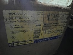 SQ D 3 Gang Meter Pak 300A 120/240V 1-Phase Ringless No Bypass