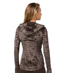 Lululemon Hooded Define Jacket Crushed Velvet French Press Brown Size 4