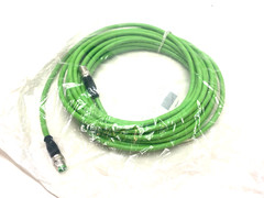 Beckhoff ZK1090-6161-0100 Double Ended EtherCAT Power Cable M12 4-Pin 10m 053772