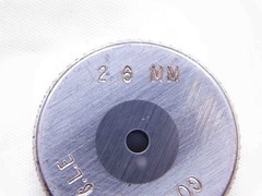 2.600 CL X CARBIDE MASTER PLAIN BORE RING GAGE 3.000 -.400 3 mm .1024 2.60