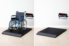 Prime Scales PS-1000WCS Ultra Portable Wheelchair Scale 31″Wx33″Lx2.5″H