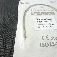 Dental Orthodontic Arch Wire Stainless Steel Nature Form Rectangular Wires 100PC