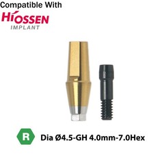 Dental Titanium Straight Transfer Abutment Mini/Regular for Osstem Hiossen TS